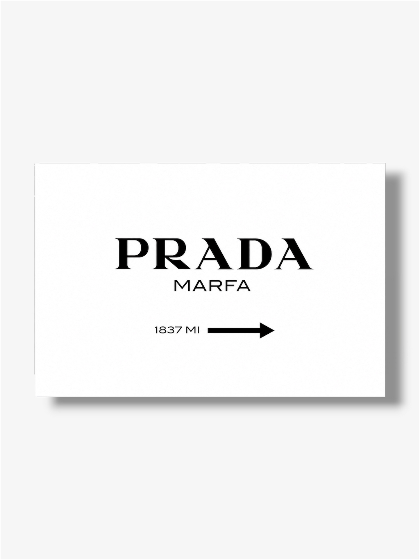 PHOTO STAMPA PRADA MARFA