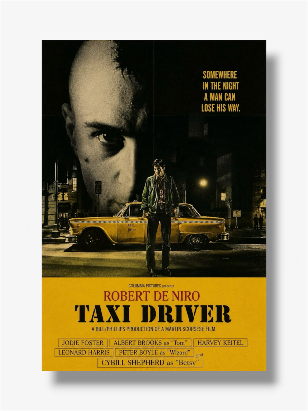 PHOTO STAMPA TAXI DRIVER DE NIRO