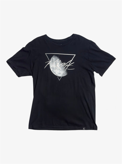 t shirt air jordan nike nera taglia L flight