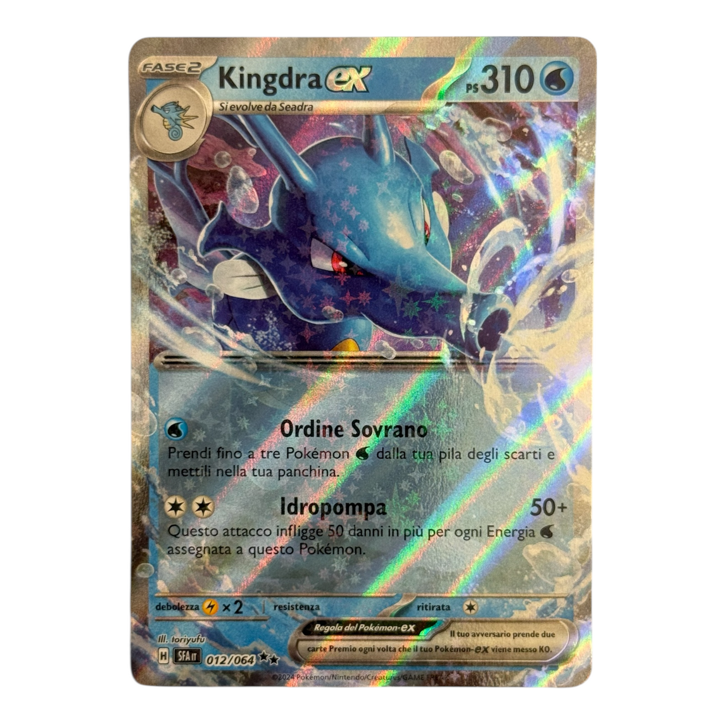 Pokémon Kingdra Ex Holo 012-064 Fairy Secret (IT)