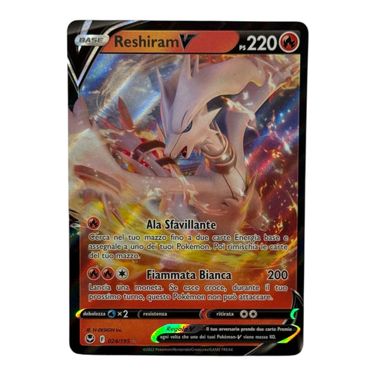Pokèmon Tempesta argentata Reshiram V 024-195 (IT)