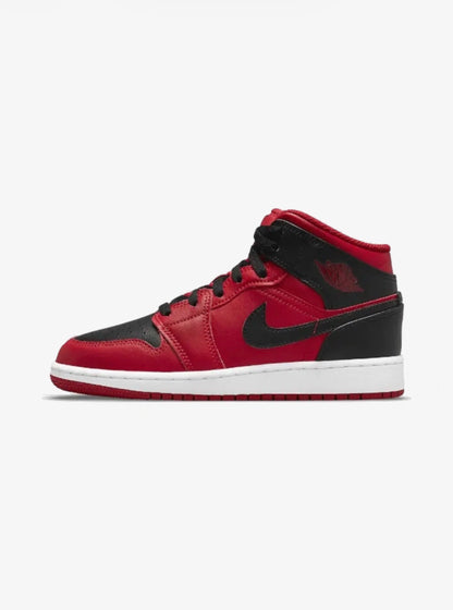 Air Jordan 1 Mid Reverse Bred GS