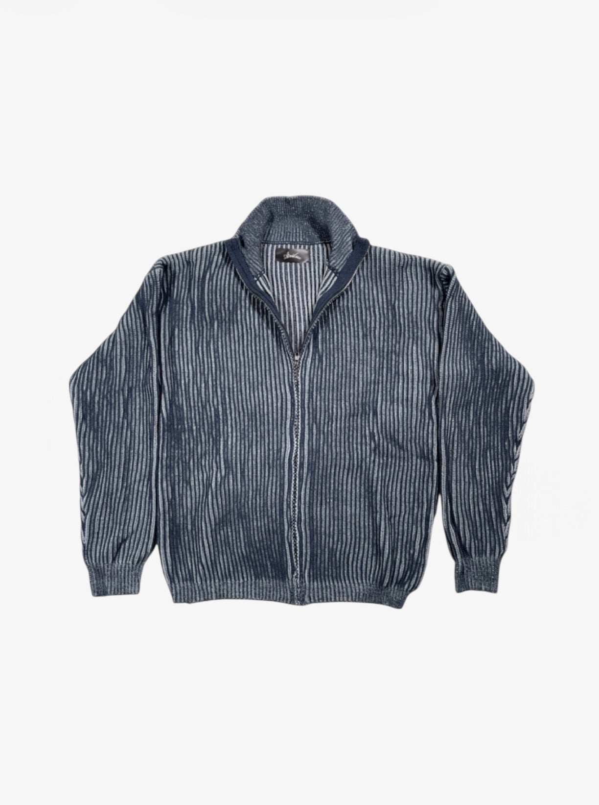 AR SWEATER ZIP FADE BLUE