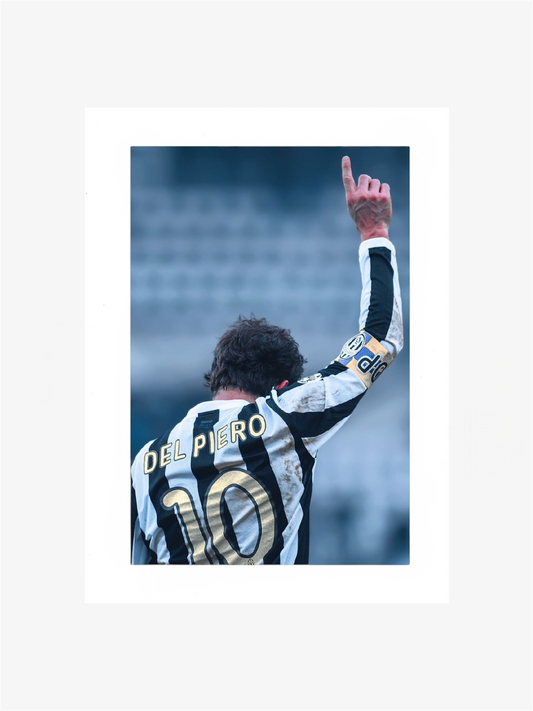 PHOTO ART STAMPA DEL PIERO JUVE