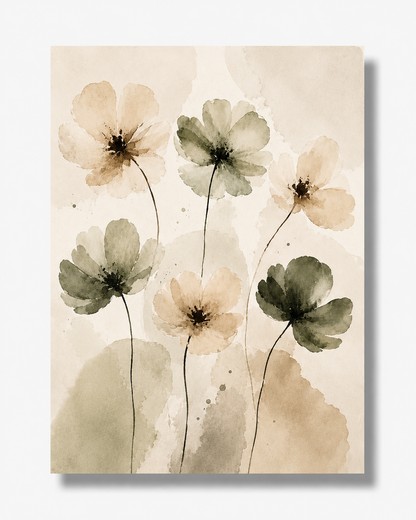 PHOTO ART ASTRATTA FLOWERS