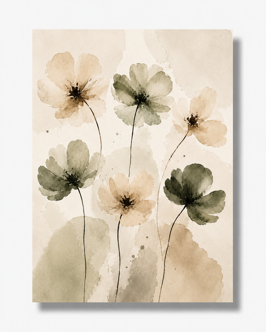 PHOTO ART ASTRATTA FLOWERS