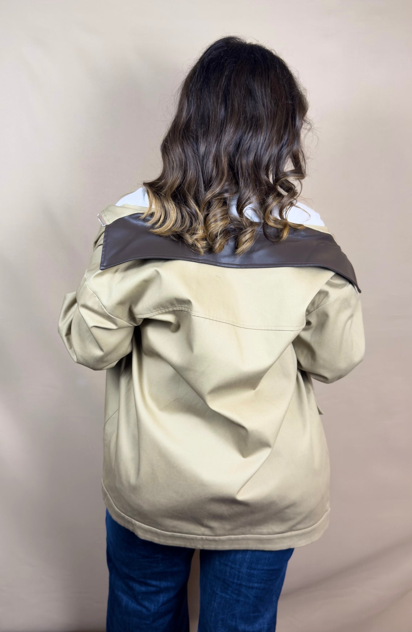 AR OVERSIZED WORK JACKET WITH DOUBLE POCKETS