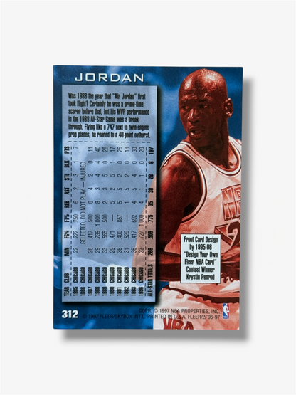 Michael Jordan All Star Fleer 1996-97 #312