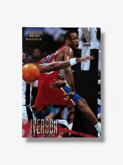 Allen Iverson rookie nba Fleer 1996 #265