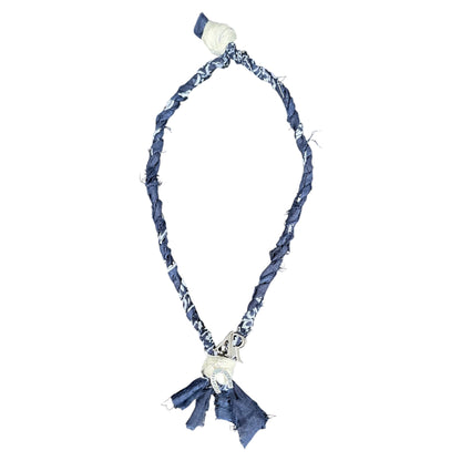 NECKLACE BLUE BANDANA GOOD LUCK