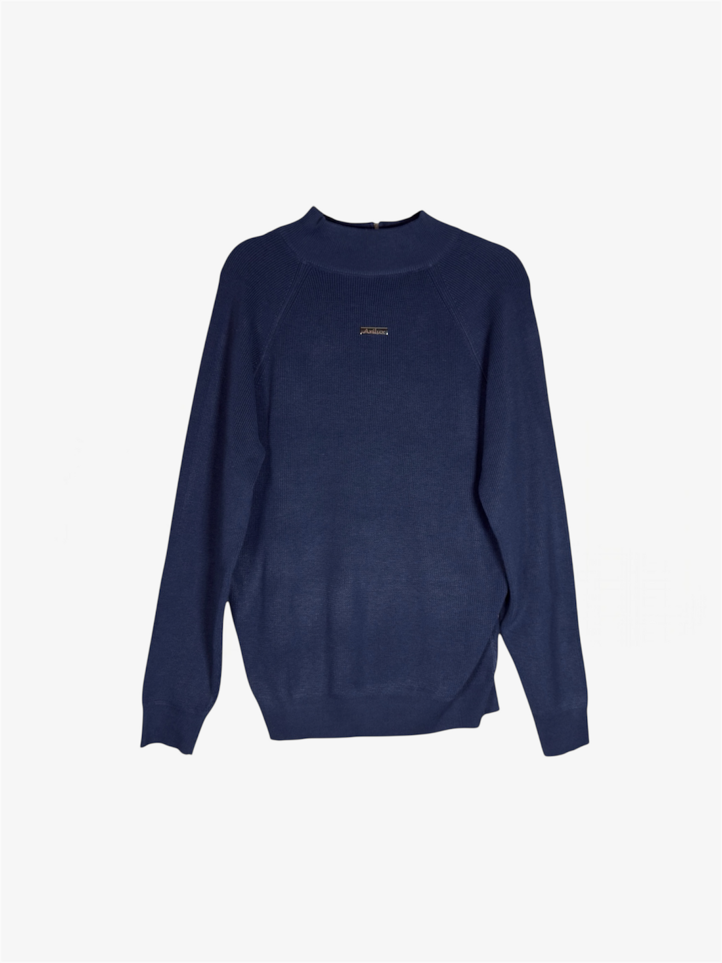 AR SWEATER HALF ZIP BLUE