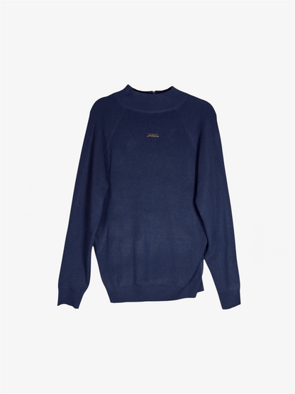 AR SWEATER HALF ZIP BLUE