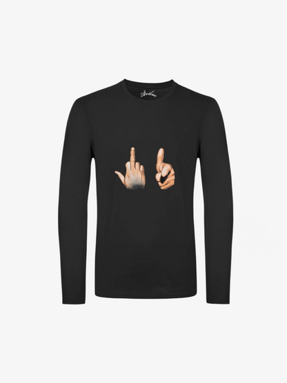 AR LONGSLEEVE FUCK BLACK