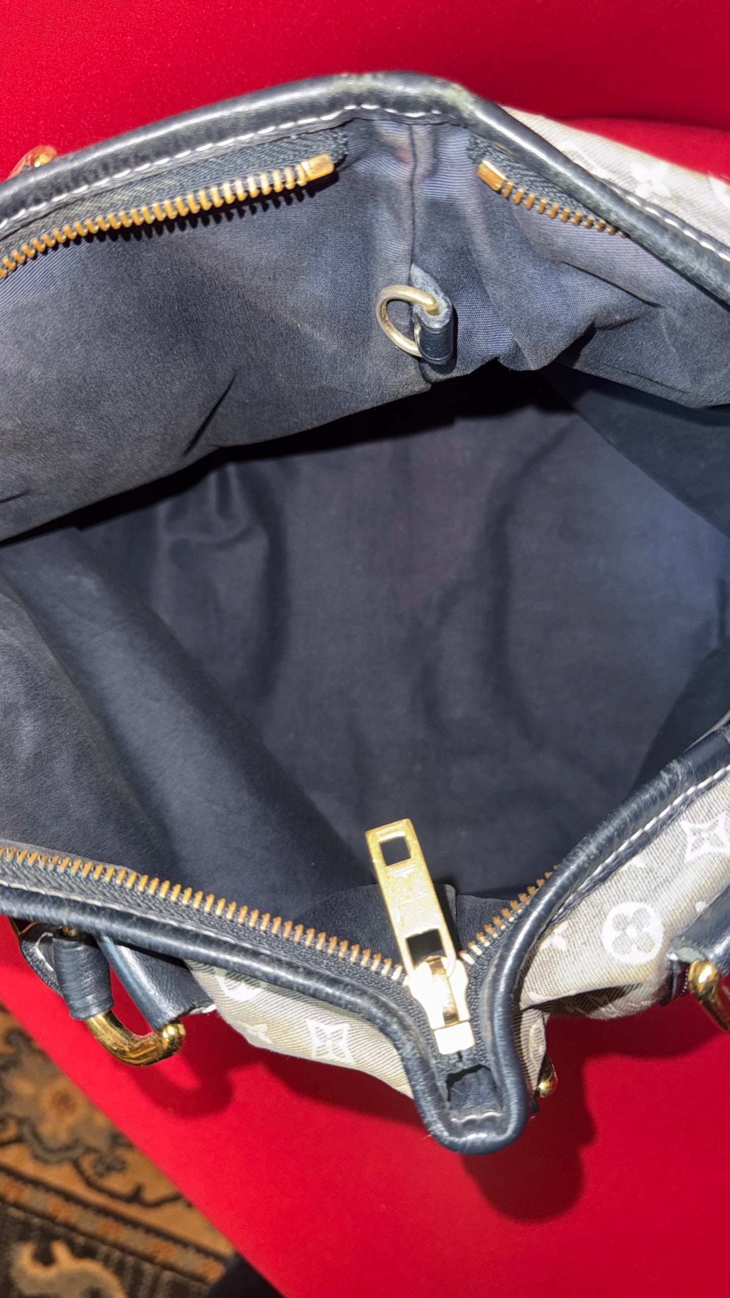 Louis Vuitton Graues monogram Idylle Elegie navy used