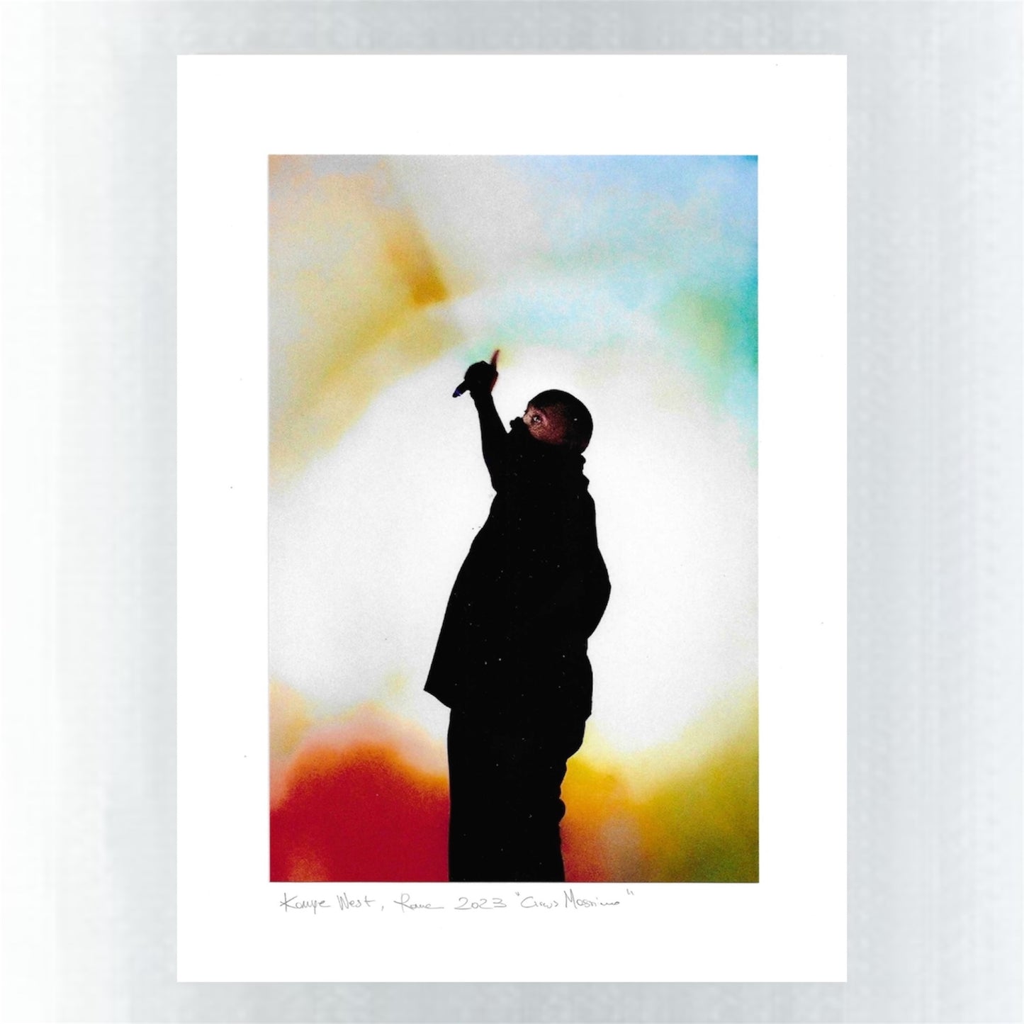 PHOTO ART STAMPA KANYE WEST