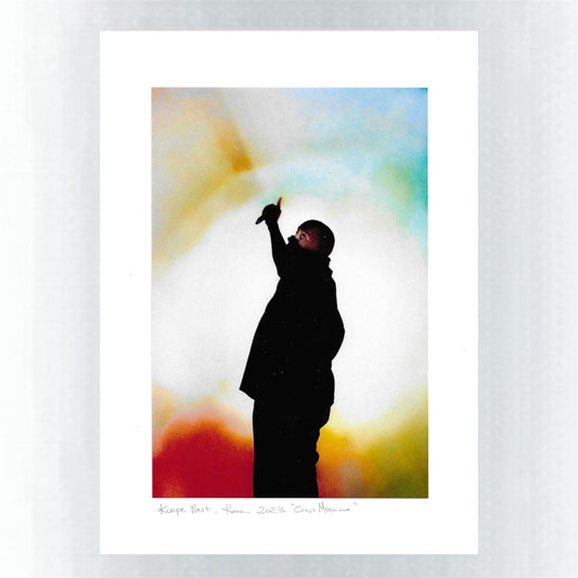 PHOTO ART STAMPA KANYE WEST