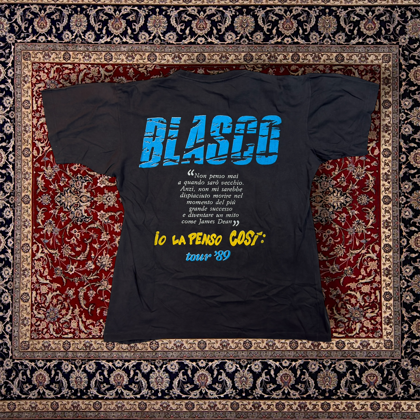 1989 - Vasco Rossi Liberi Tour 89' t-shirt vintage