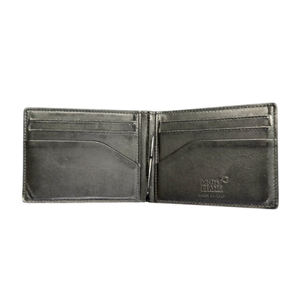 Montblanc wallet for men, money clip, 6 pockets, used