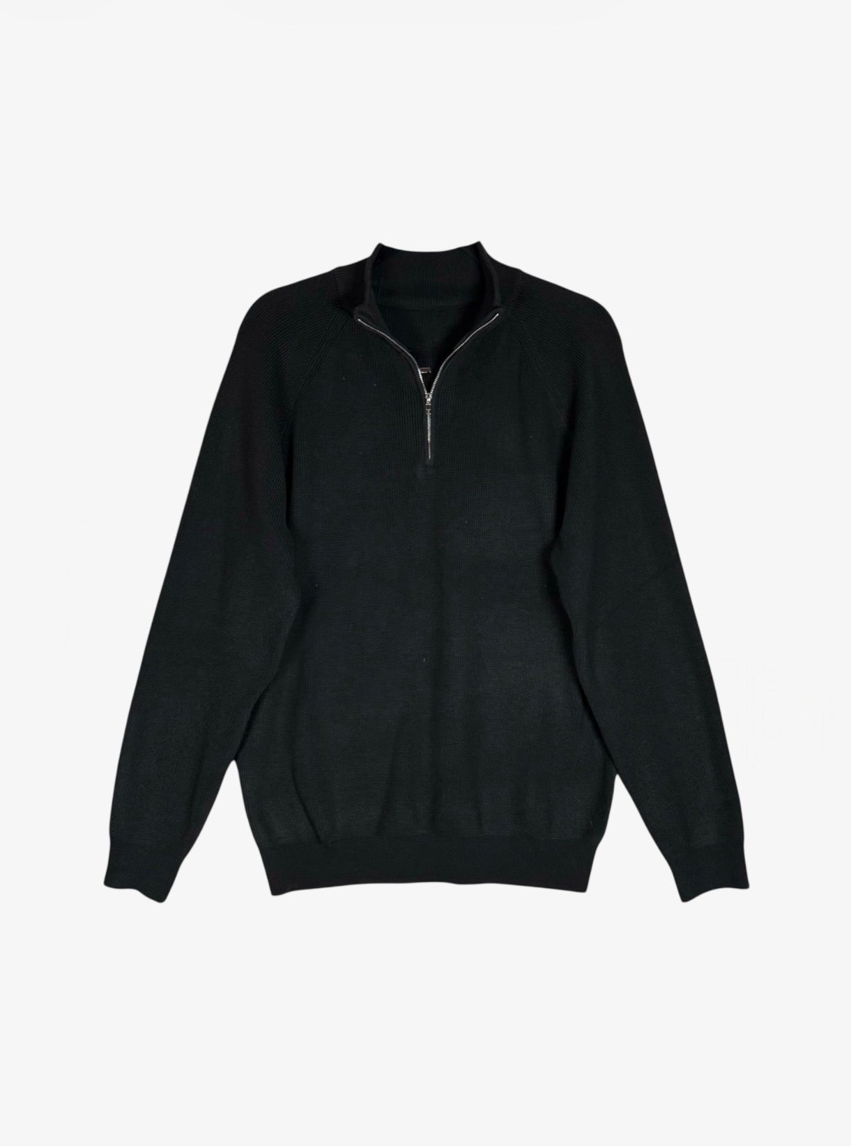 AR SWEATER HALF ZIP BLACK