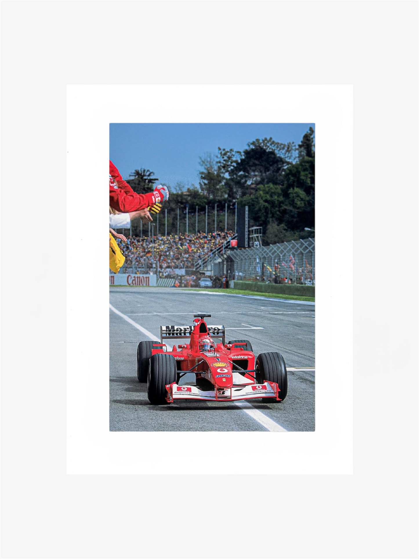 PHOTO ART STAMPA FERRARI SCHUMACHER