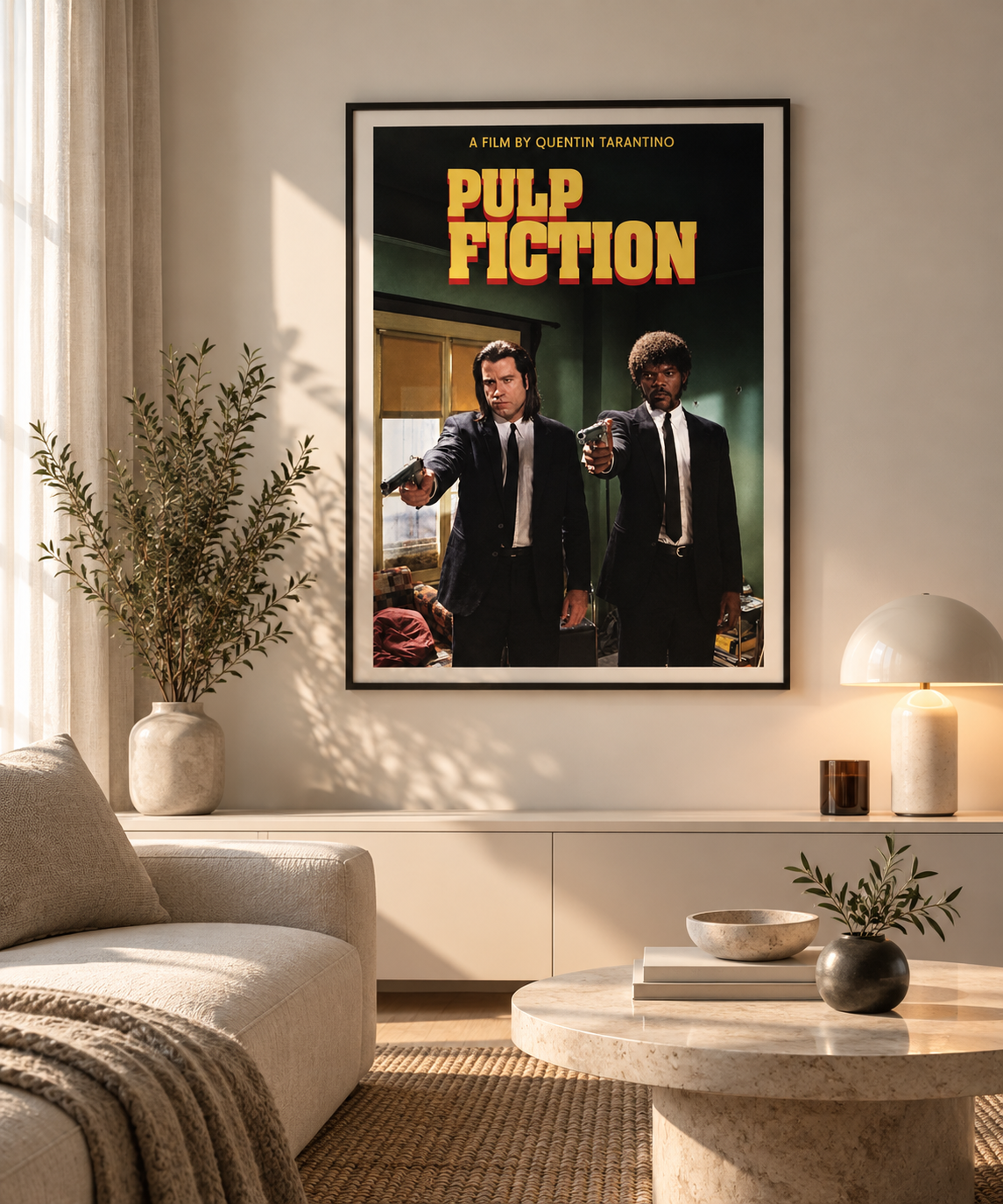 PHOTO STAMPA PULP FICTION CINEMA
