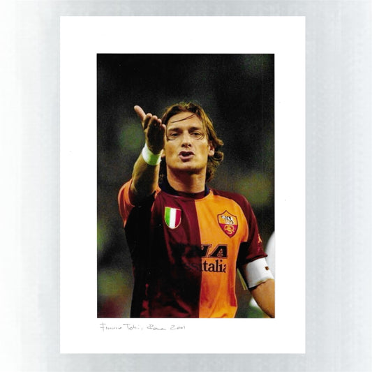 PHOTO ART STAMPA TOTTI