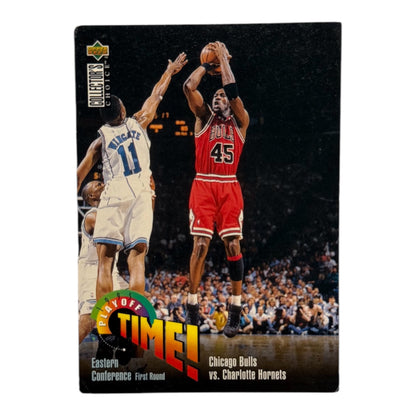 Michael Jordan NBA playoff time Upper deck 1996 #143