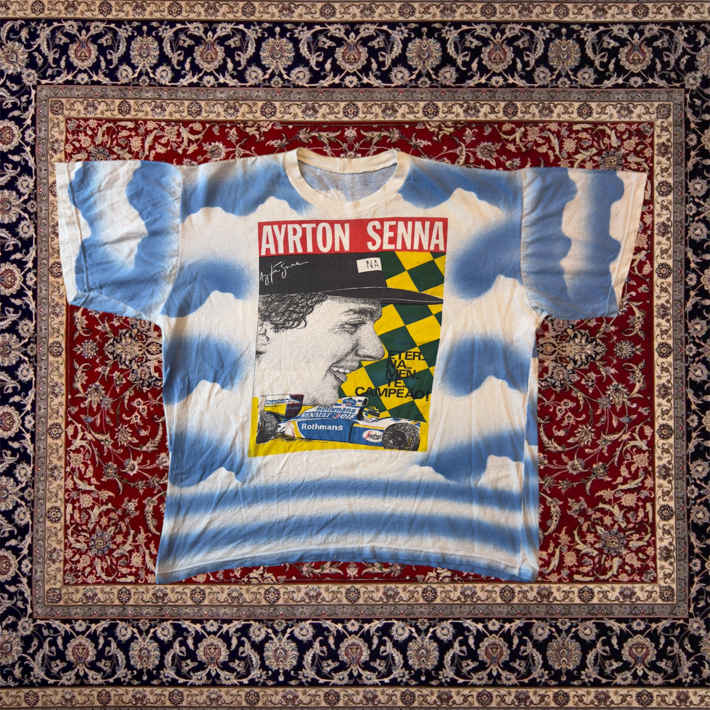 80’s - Ayrton Senna Eternamente Campeao t-shirt vintage