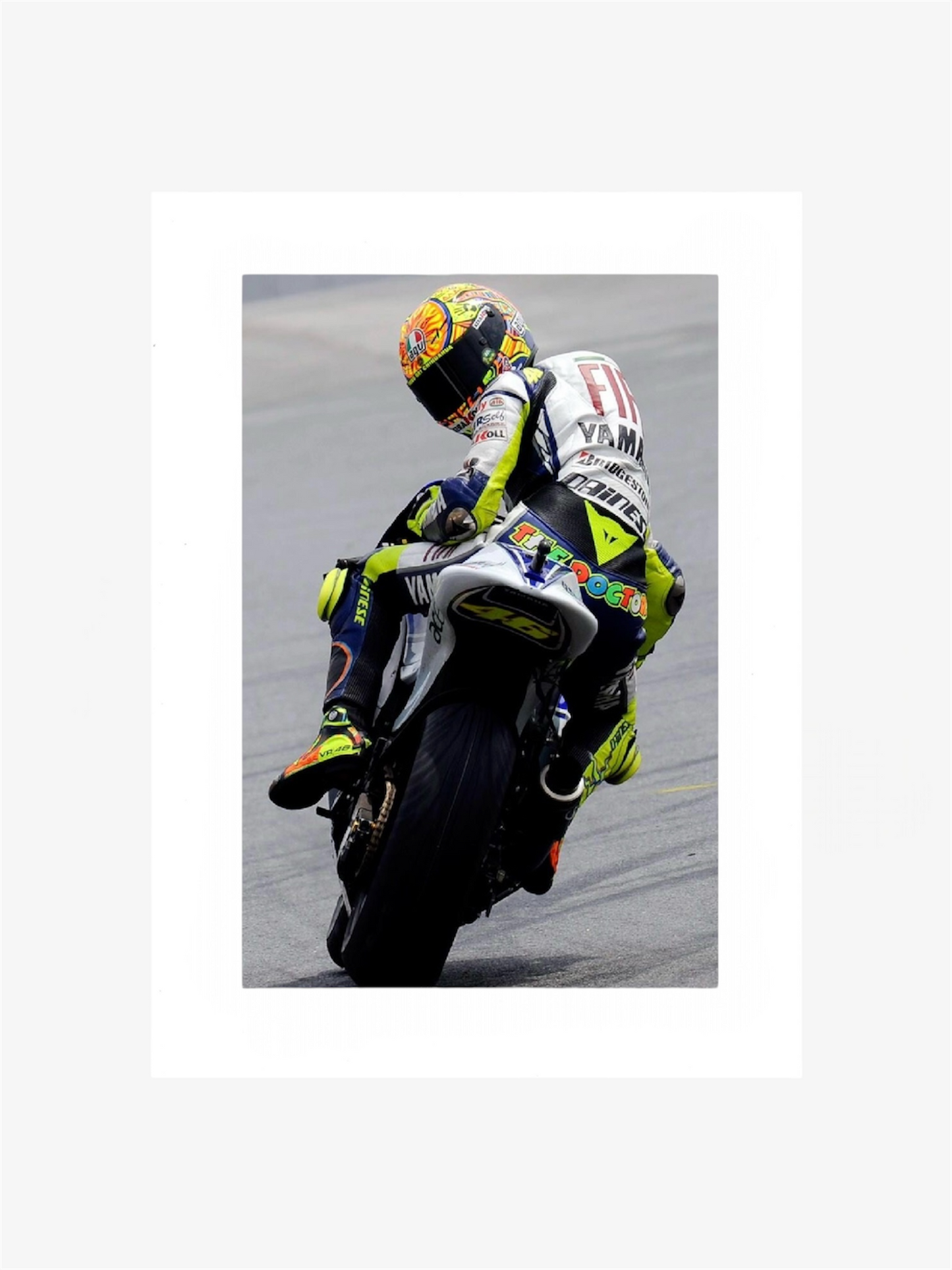 PHOTO ART STAMPA VALENTINO ROSSI