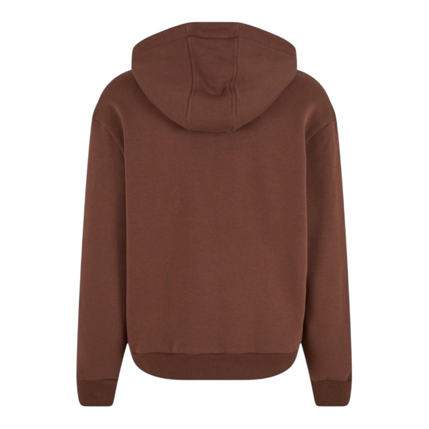 AR HOODIE ZIP BOXY BROWN CHOCOLATE