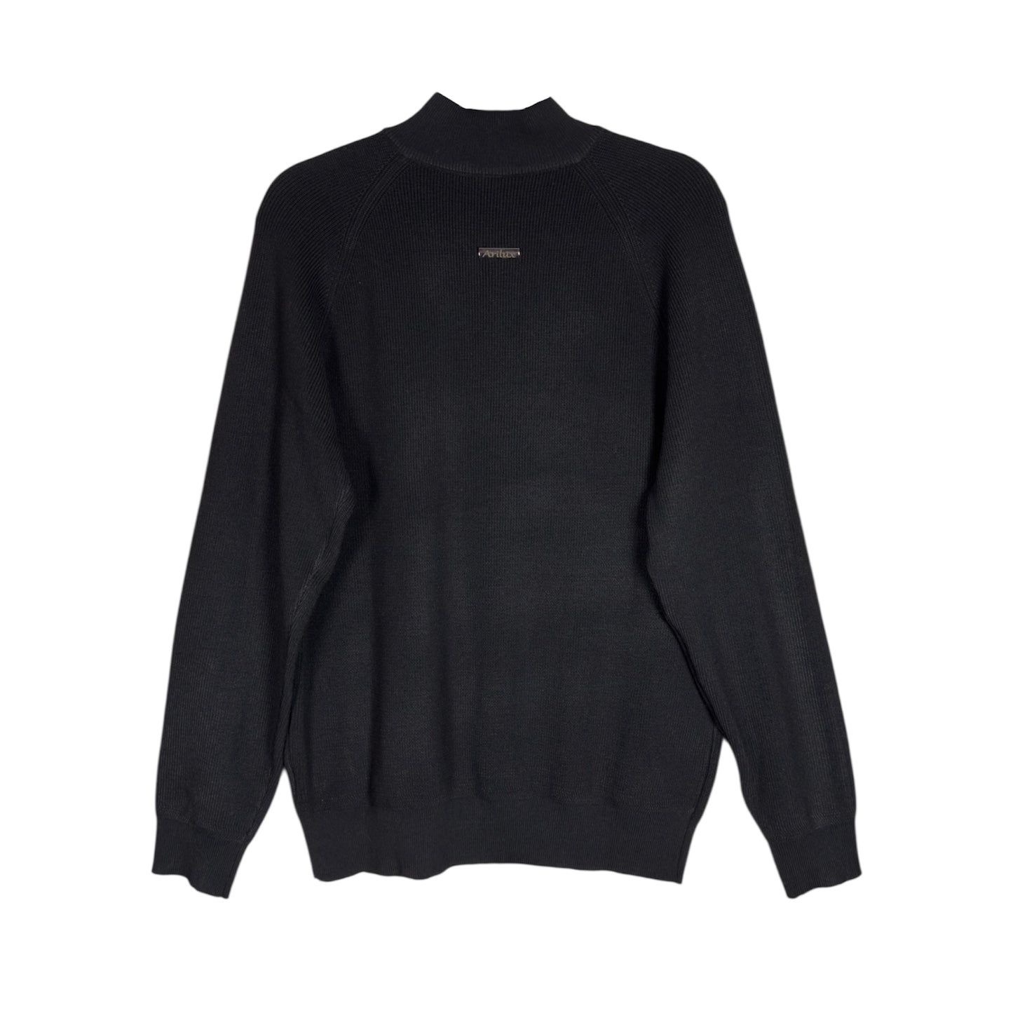 AR SWEATER HALF ZIP BLACK