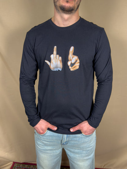 AR LONG SLEEVE FUCK BLACK