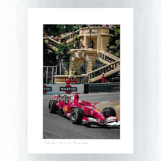PHOTO ART STAMPA FERRARI SCHUMACHER