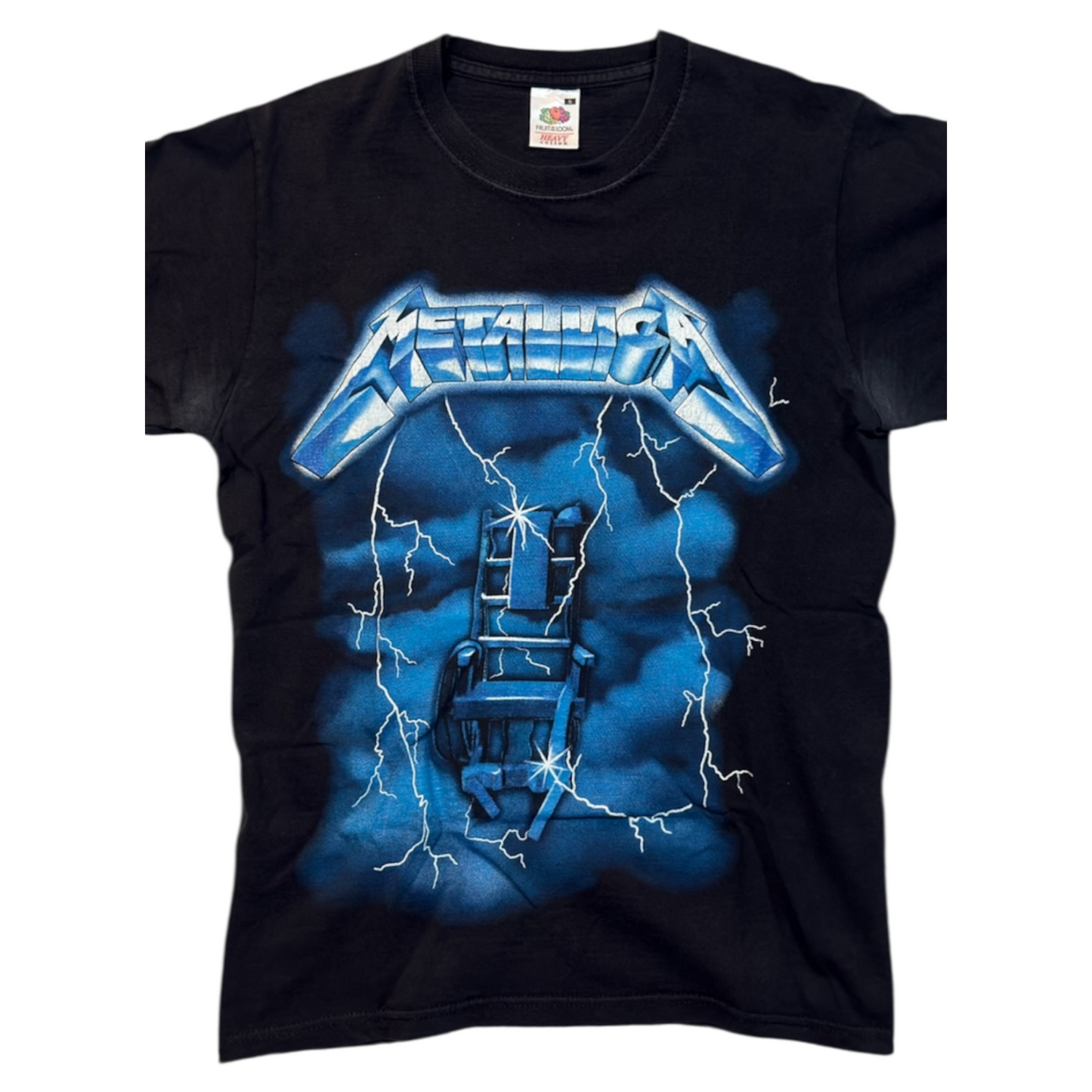 2000’ - Metallica ride the  lightning metal t-shirt vintage