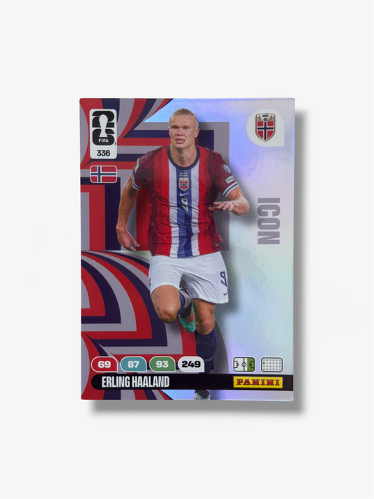 2026 Panini Card Haaland #336 Icon World Cup Adrenalyn XL