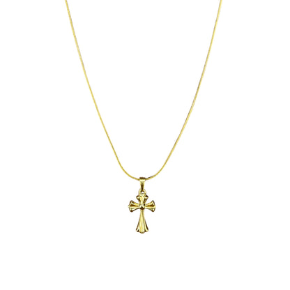 Collana acciaio chrome gold