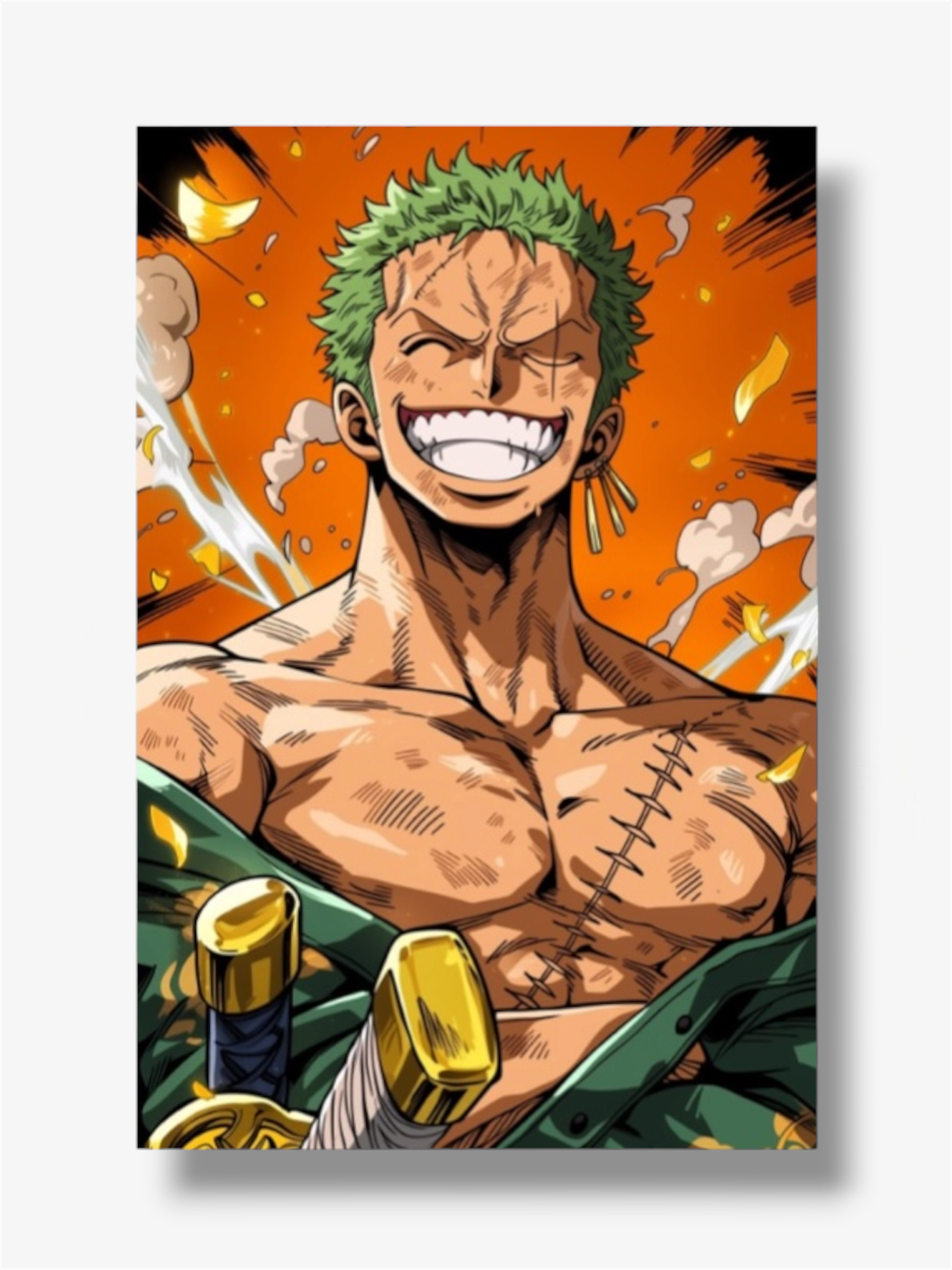 One piece photo stampe zoro