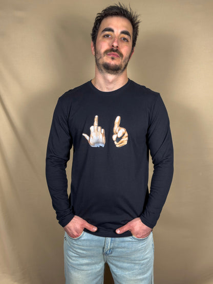 AR LONG SLEEVE FUCK BLACK