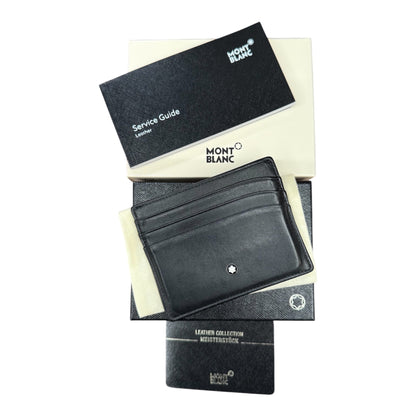 Montblanc wallet card holder for men used