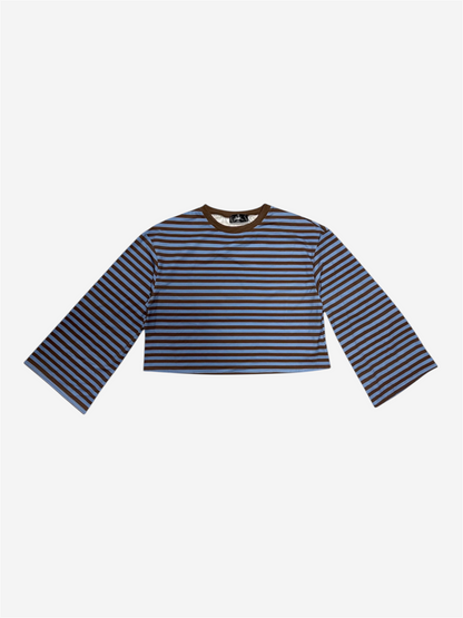AR AZUR STRIPED LONG-SLEEVED SWEATER
