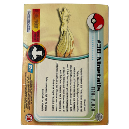 Pokemon Topps 1999 NINETAILS holo #38