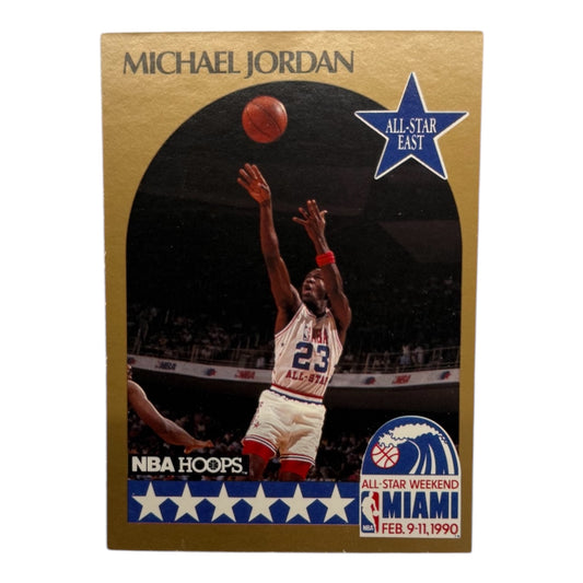 Michael Jordan Chicago Hoops All Star East 1990 #5 ERROR MISPRINT