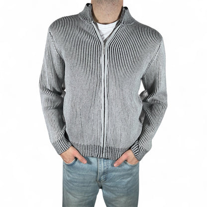 AR SWEATER ZIP FADE GREY
