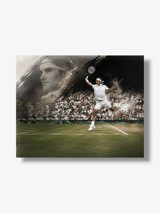 PHOTO ART STAMPA ROGER FEDERER