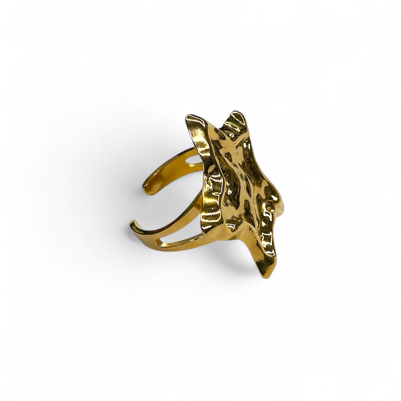 Anello Frank Stella dorato