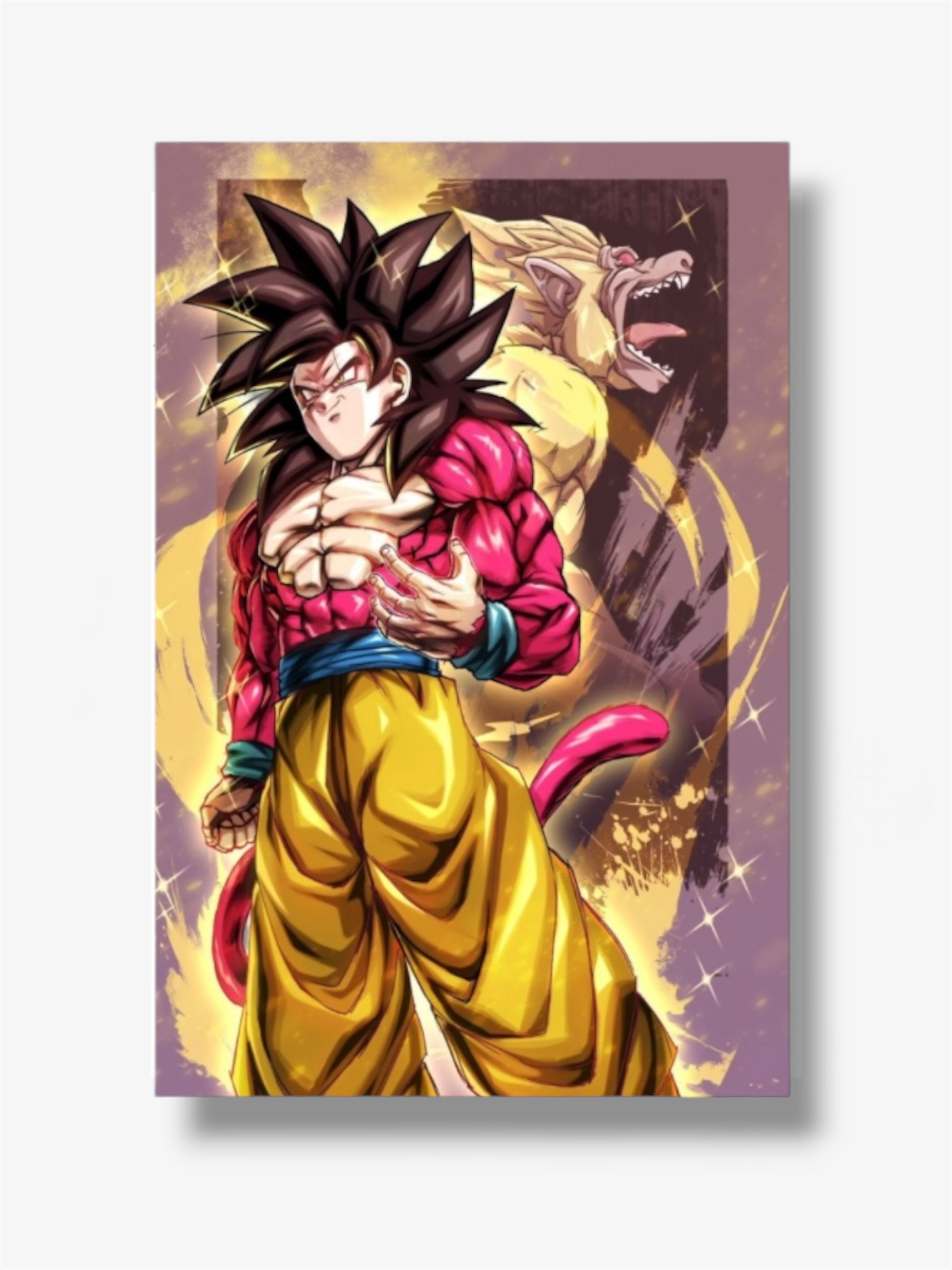 Dragon ball photo stampe goku supersayan 4