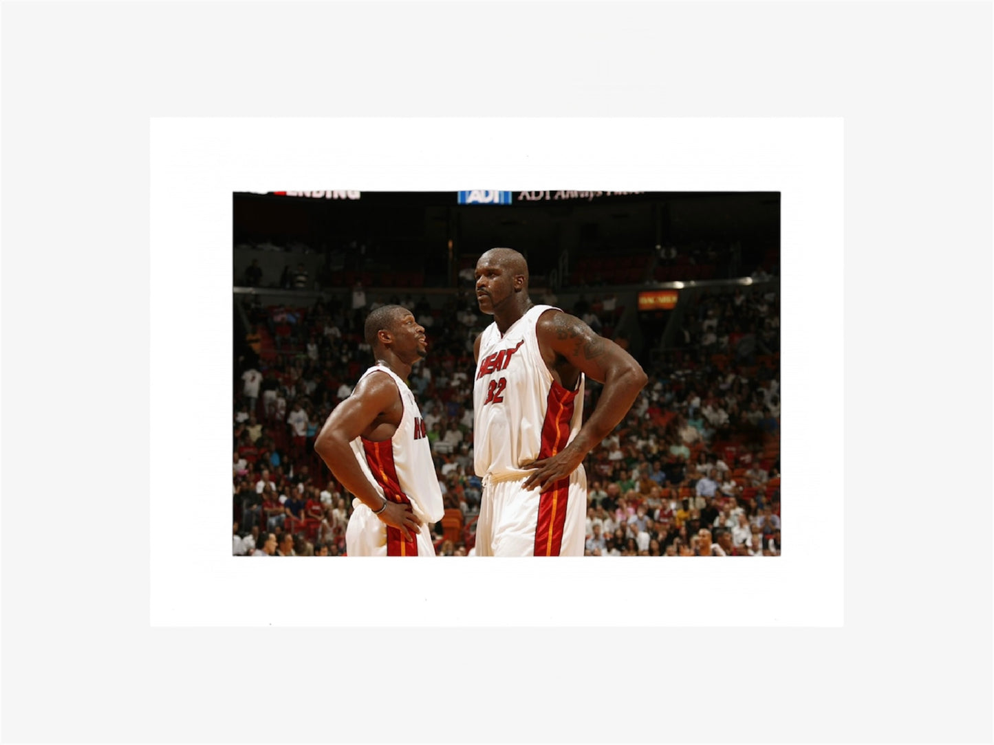 PHOTO ART STAMPA SHAQUILLE O’NEAL DWAYNE WADE