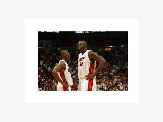 PHOTO ART STAMPA SHAQUILLE O’NEAL DWAYNE WADE