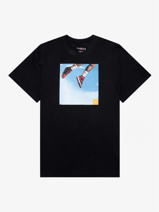 t shirt air jordan nike nera taglia M bred 85