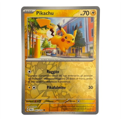 Pokemon Pikachu Holo reverse 062-193 (IT)